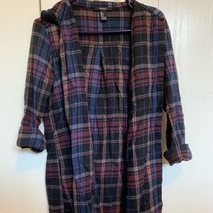 Long button up flannel